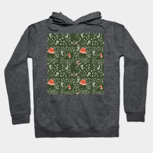 Cute lazy cat at Christmas Hoodie